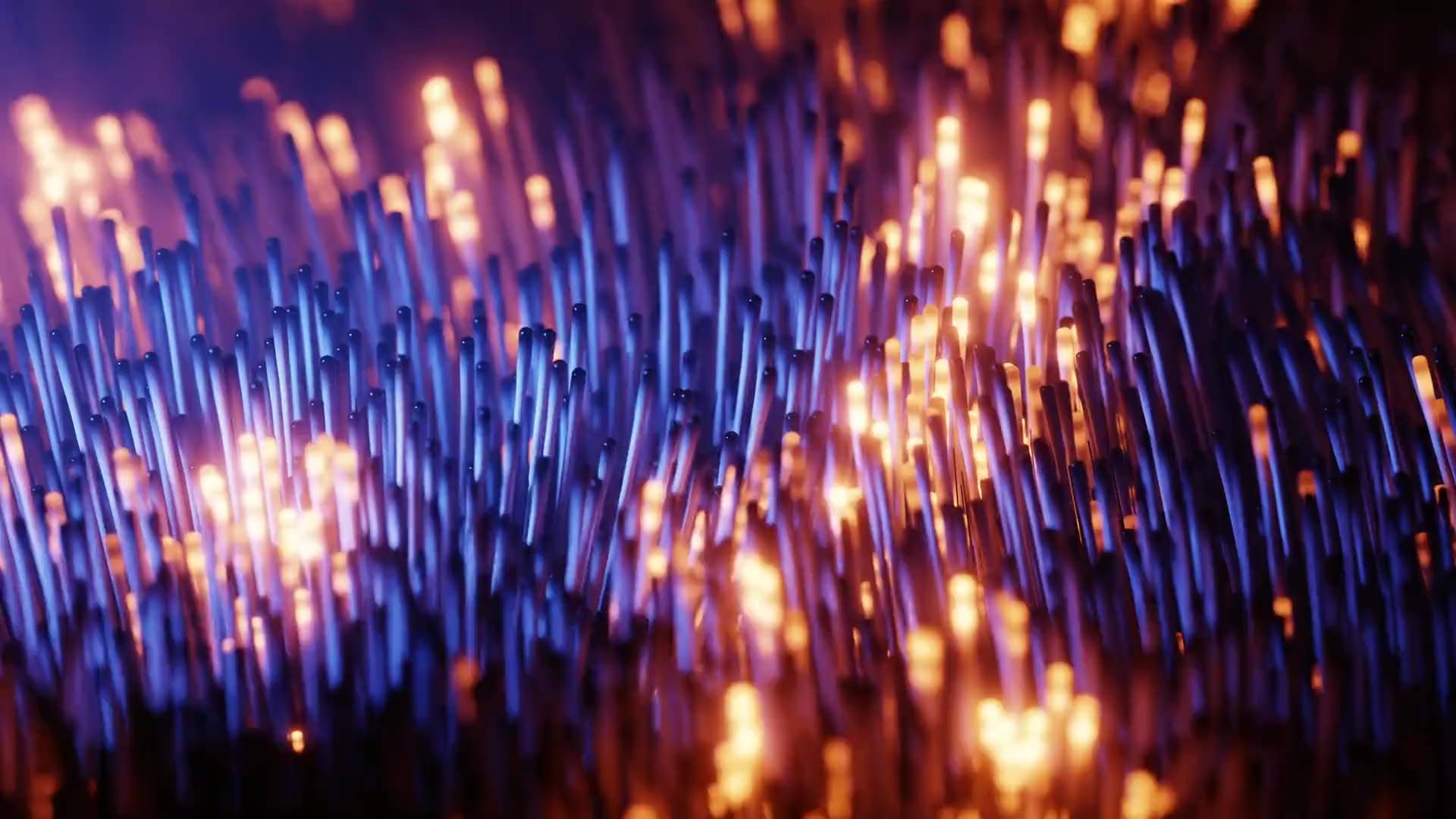 Light along fibre
